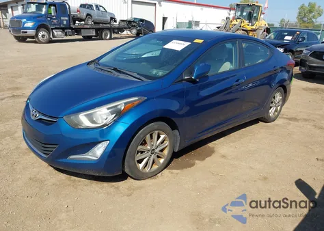 2014 Hyundai Elantra Se из США, поврежденный, VIN KMHDH4AE5EU111523